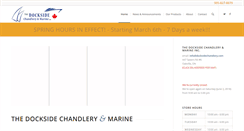 Desktop Screenshot of docksidechandlery.com