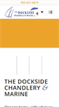 Mobile Screenshot of docksidechandlery.com